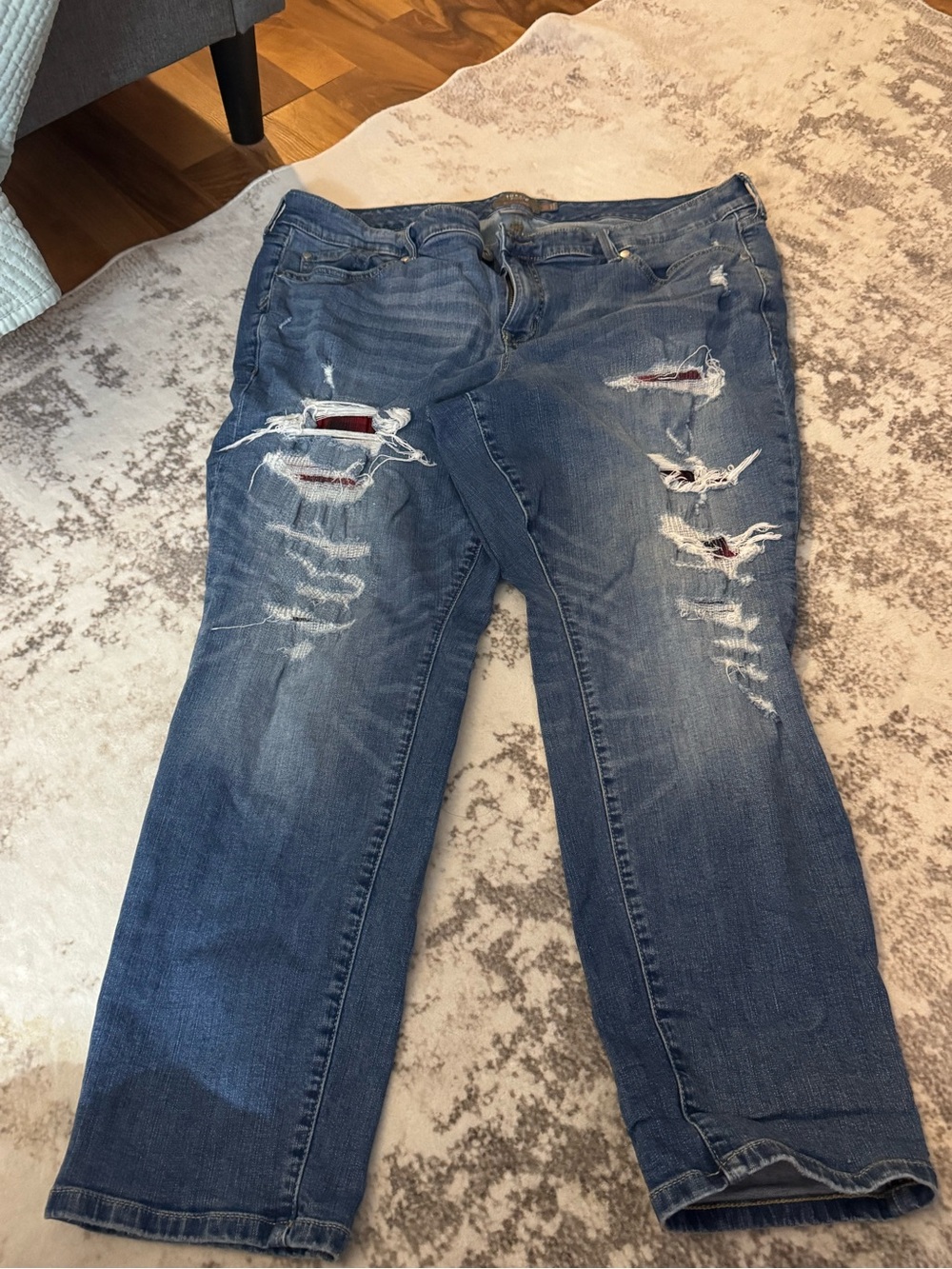 Torrid size 20R boyfriend straight vintage stretch jeans
